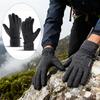 Cycling Gloves Warm Non Slip Touch Screen Climbing And Running Sports Gloves With Fleece Men'S Women'S Motorcycle Riding Gloves