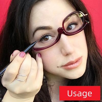 Rotating Makeup Reading Glasses Anti Blue Light Magnifying Glasses Make-Up Presbyopic Eyeglasses Diopter