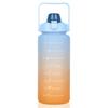 QuiExact 2-Liter Water Bottle, Cold and Heat Resistant, Large Capacity, Ultra-Lightweight, Leak-Proof, Portable, for Outdoor Activities, Sports,