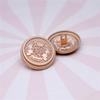 10Pcs Vintage Metal Buttons Set 15/20/25mm, Stylish Buttons for Coats Jeans Backpacks, Durable Sewing Buttons with Antique Crown