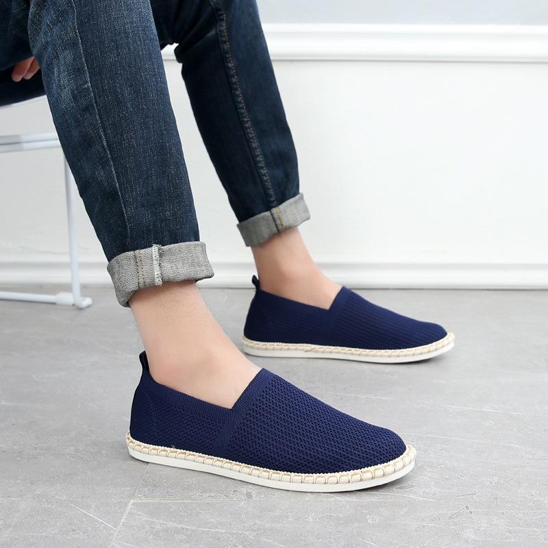 Fashion Breathable Mesh Loafers for Men Zapatos De Hombre Men's Casual Shoes Comfortable Round Toe Slip-on Flats Mocasines De Hombre