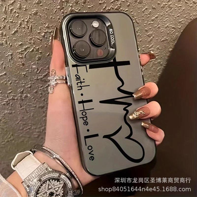 The New Foreign Trade Model Is Suitable for Apple 15 Colored Silver iPhone14Pro Creative 11promax Matte 16 Protective Cover 17.