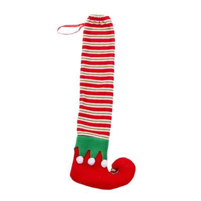 Christmas Chair Leg Socks Floor Protector Stockings Chair Feet Cover Shoes for Dining Chairs for Holiday Home Decoration