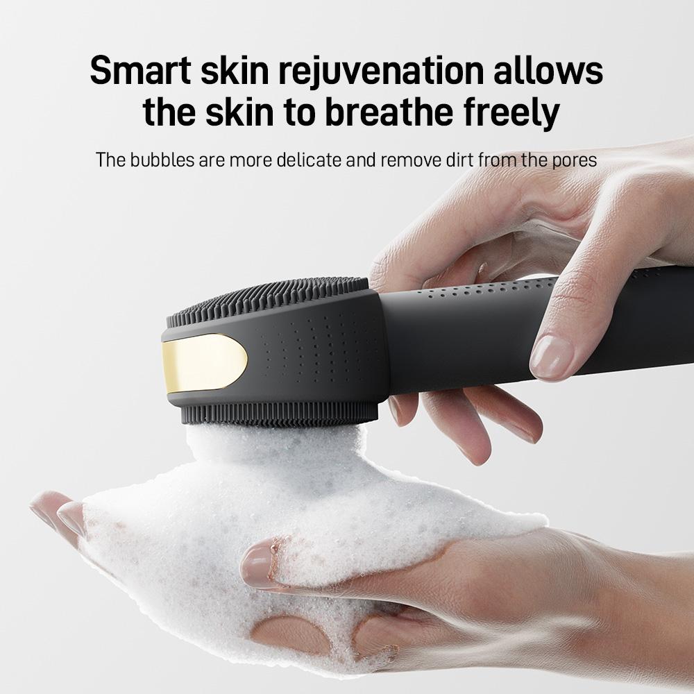 Professional Electric Face Cleansing Brush Set IPX7 Waterproof Sonic Vibrating Exfoliator for Deep Cleaning & Makeup Removal