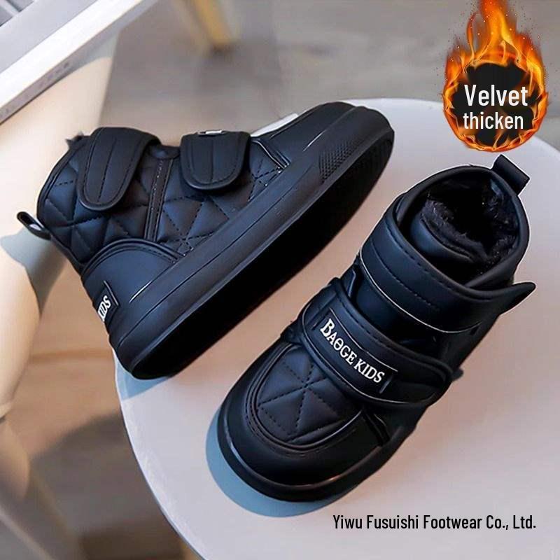 Boys' & Girls' 2025 New Winter High-Top Thickened Snow Boots