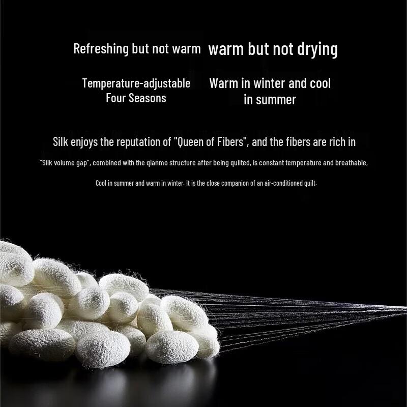 Hengyuanxiang Antibacterial Jacquard Tussah Silk Quilt