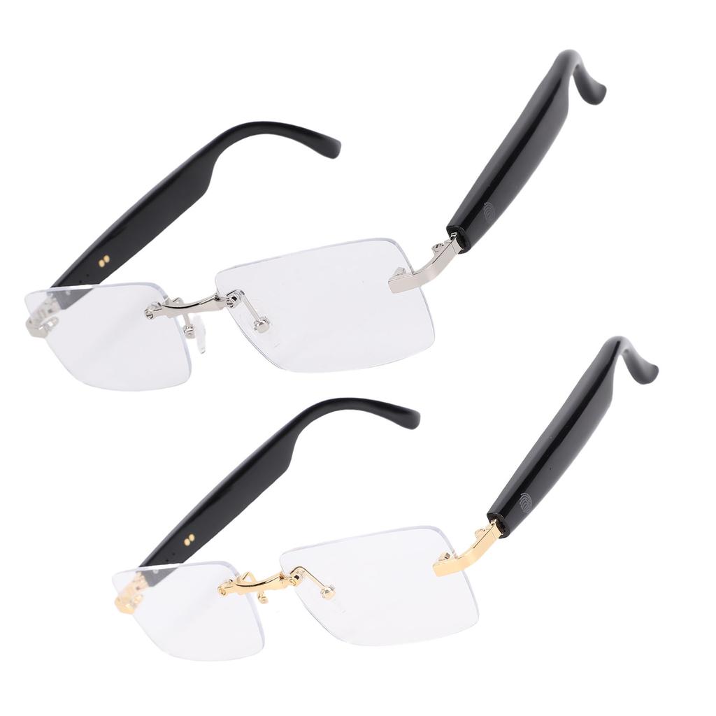 AI Smart Glasses Real Time Translation 180mAh Battery Noise Reduction Multifunctional Bluetooth 5.4 