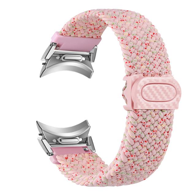 No Gaps Braided Band For Samsung Galaxy Watch 6 4 Classic/5 Pro/44mm 40mm 47mm 43mm Correa Nylon Bracelet Galaxy Watch 6 Strap