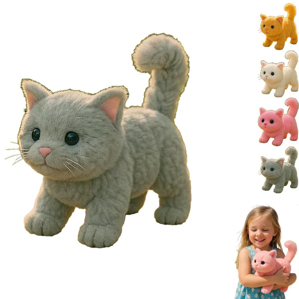 My Realistic Cat Toy - Brings Warmth,  Robot That Can Walk, Its Head And Tail