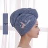 Women's Coral Fleece Quick-Drying Hair Cap – Soft, Breathable, Absorbent Head Wrap Towel