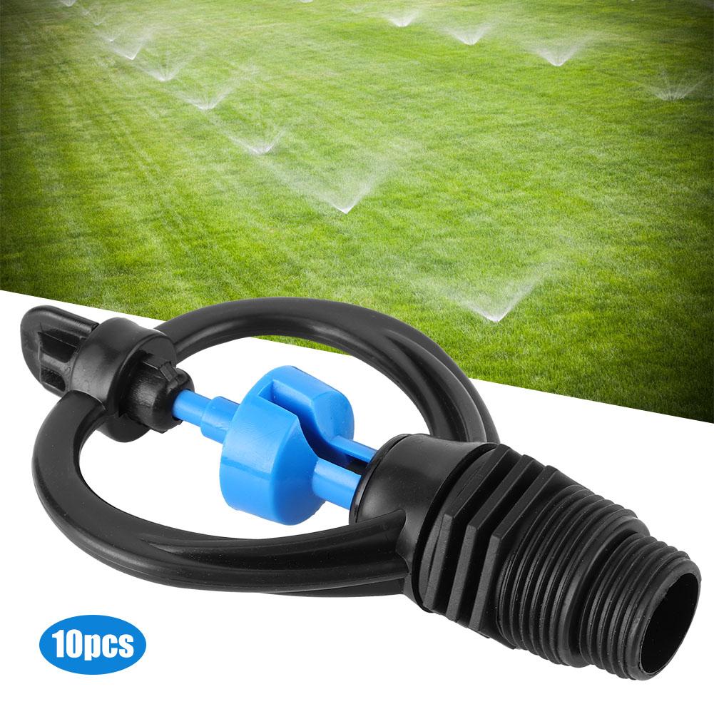 10PCS G1 2in DN15 Male Thread 360 Degree Lawn Water Sprayer Nozzle Sprinkler Head for Garden Irrigation
