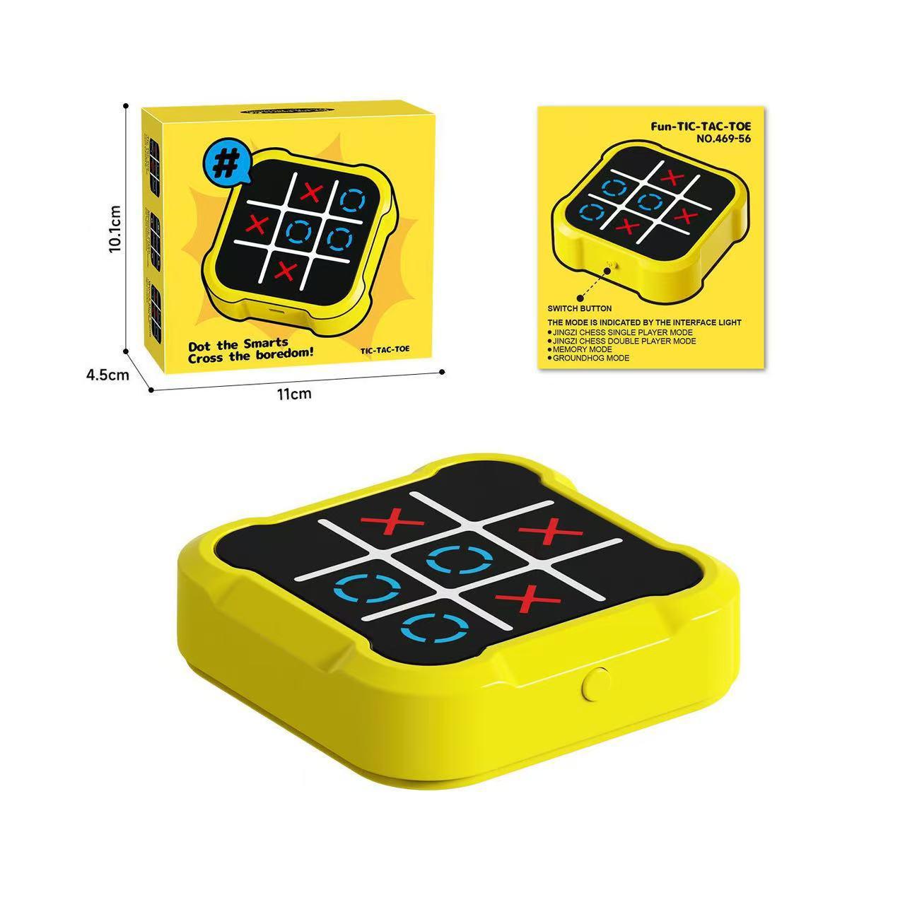 Cross-Board Tic-Tac-Toe Maze: Educational Game Console for Kids