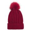Fashion Solid Color Knitted Hat Pompom Thick Casual Simple Fall Winter All-match