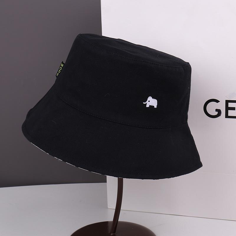 Spring New Letter Fisherman Hat Children Wide Brim Sunshade Sunscreen Hat Showing Face Small Leisure Beach Basin Hat