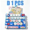 Cute Stress-Relief Portable Simulated Keyboard Keychain Animal Diary Desktop Decoration Student Bag Pendant Toy Creative Gift