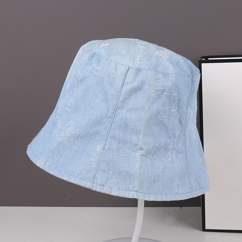 Summer Bucket Hat Women's Fashion Show Face Small Leisure Basin Hat Outdoor Travel New Sunshade Sun Protection Hat Beach Hat