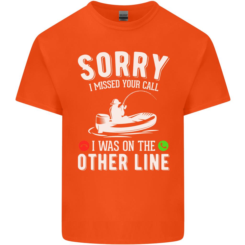 Funny Fishing FisherUnisex On the Other Line Unisexs Light Cotton TShirt