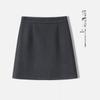 2025 Herbst/Winter Damen High-Waist Schlankmachender A-Linien Wollrock - Kurz, Gerade, Hüftbetont, Bequem.