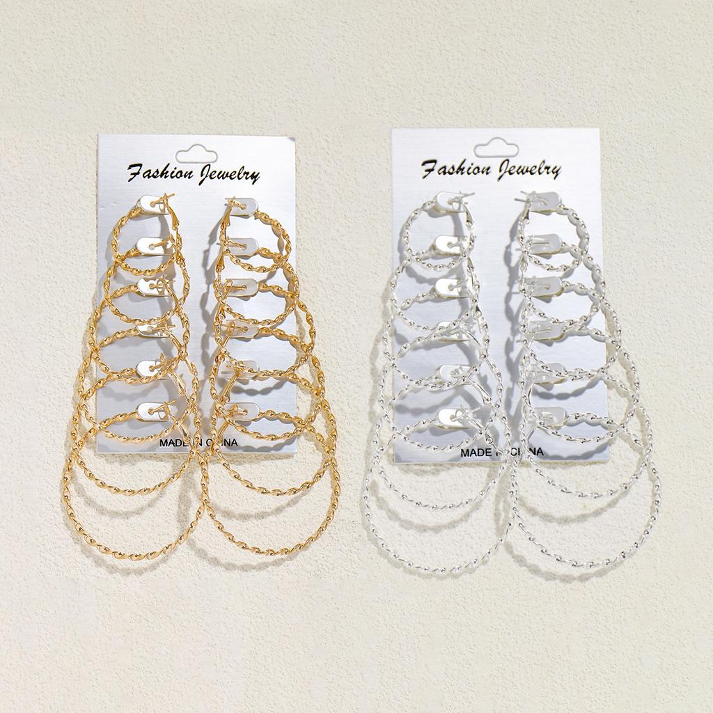 Personality Exaggerated Large Circle Earrings Women'S Ring Circle Trendy Temperament Earrings Earrings