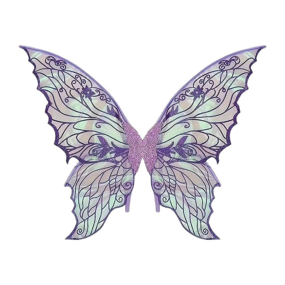 New Princess Angel Wing Fairy Wings Sparkling Dress UP Butterfly Wings Organza Elf Cosplay Wing for Women Girls