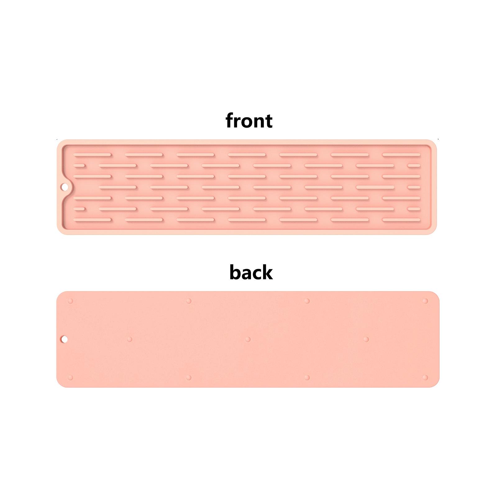 Popular Non-Slip Silicone Kitchen Mat Narrow-Edge Drain Mat Countertop Protector Chopping Board Bar Mat and Pot Lid Rest 880₽