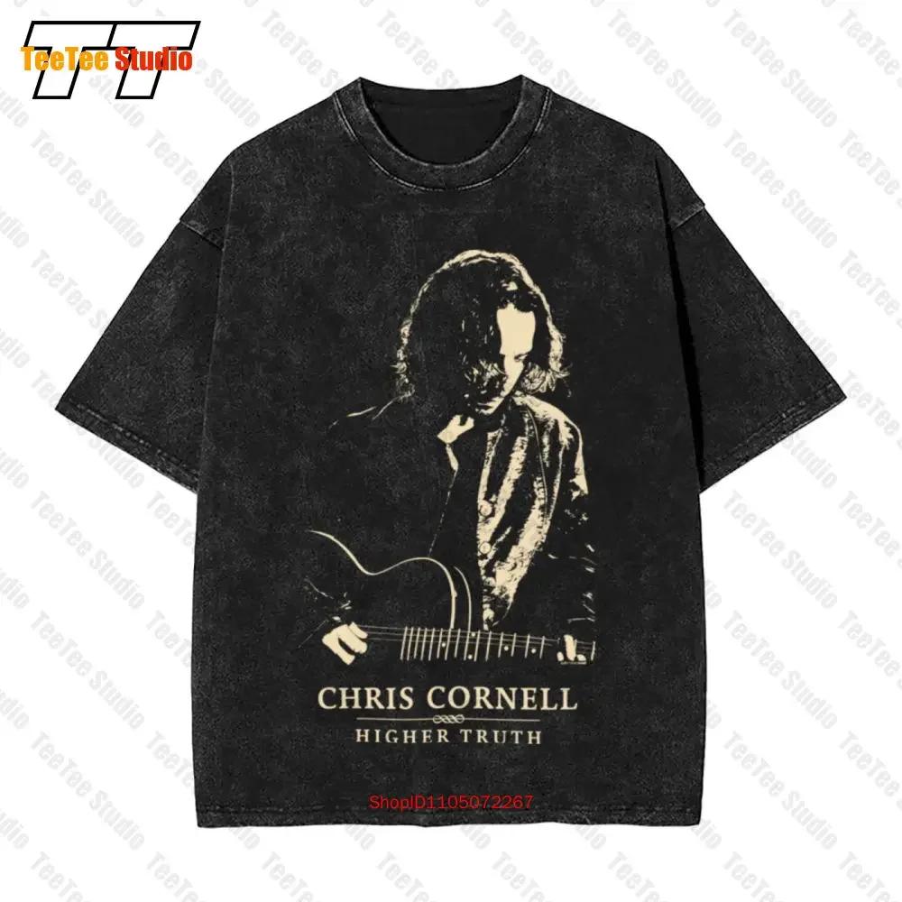Chris Cornell Higher Truth Vintage Oversized TShirt Large Black Soundgarden Seattle Rock S S