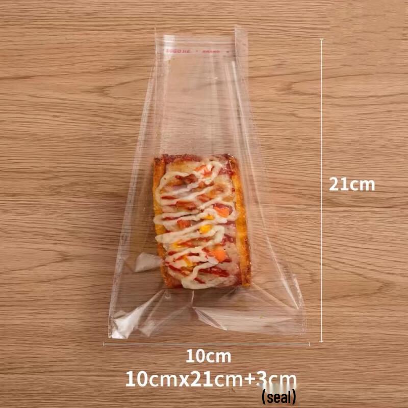 

Self-Sealing Cookie and Bread Packaging Bags 10x21+3 cm