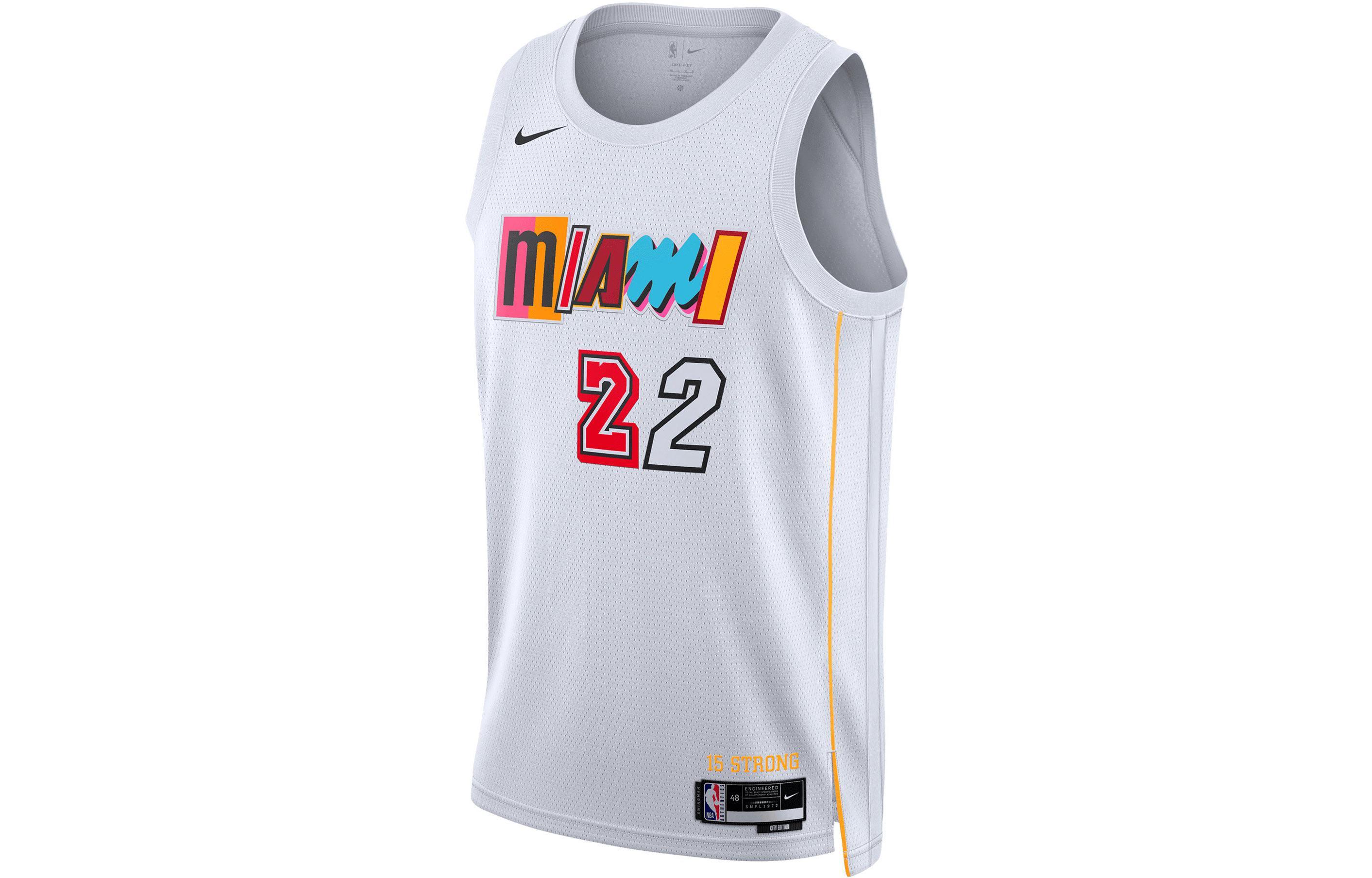 Nike Nba Miami Heat Jimmy Butler City Edition Swingman Jersey DO9599-100 XXL