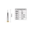 2mm Brush Needle Head: Glue Dispenser, Round Mouth, Coating Brush, Plastic Base, Screw Thread