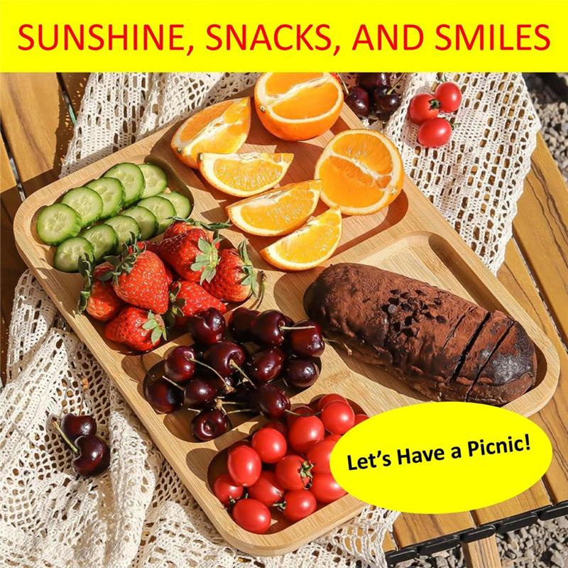 A25F-Travel Portable Charcuterie Boxes With Clear Lid, Charcuterie Board Cheese Board Cutting Boards For Kitchen Newhome Gift
