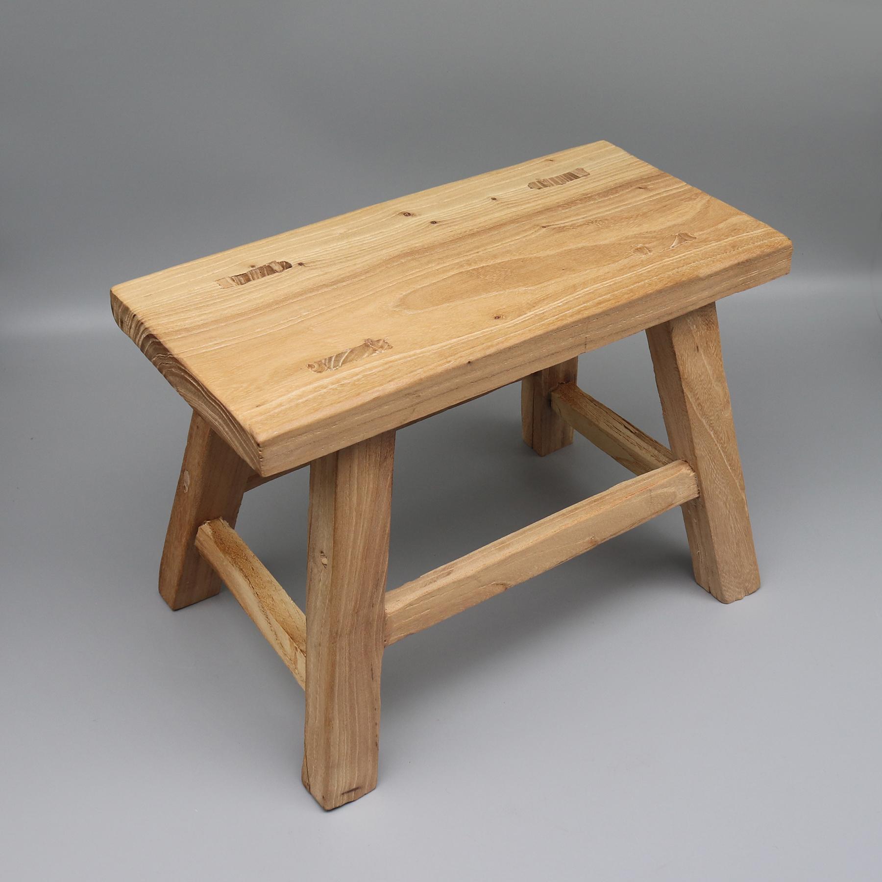 Деревянный табурет с шиповым соединением, Новый маленький сиденье, Подставка для растений