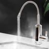 3KW Instantaneous Electric Tap, 360° Rotatable Heated Kitchen Faucet with LCD Temperature Display
