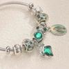 Emerald Jesus Love Bracelet: Personalized Korean Religious Niche Jewelry