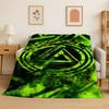 Retro L-Linkin Park Rock Band Flannel Blanket Soft Warm Throw Blanket for Bedroom Living Room Bed Travel Camping Picnic Gift