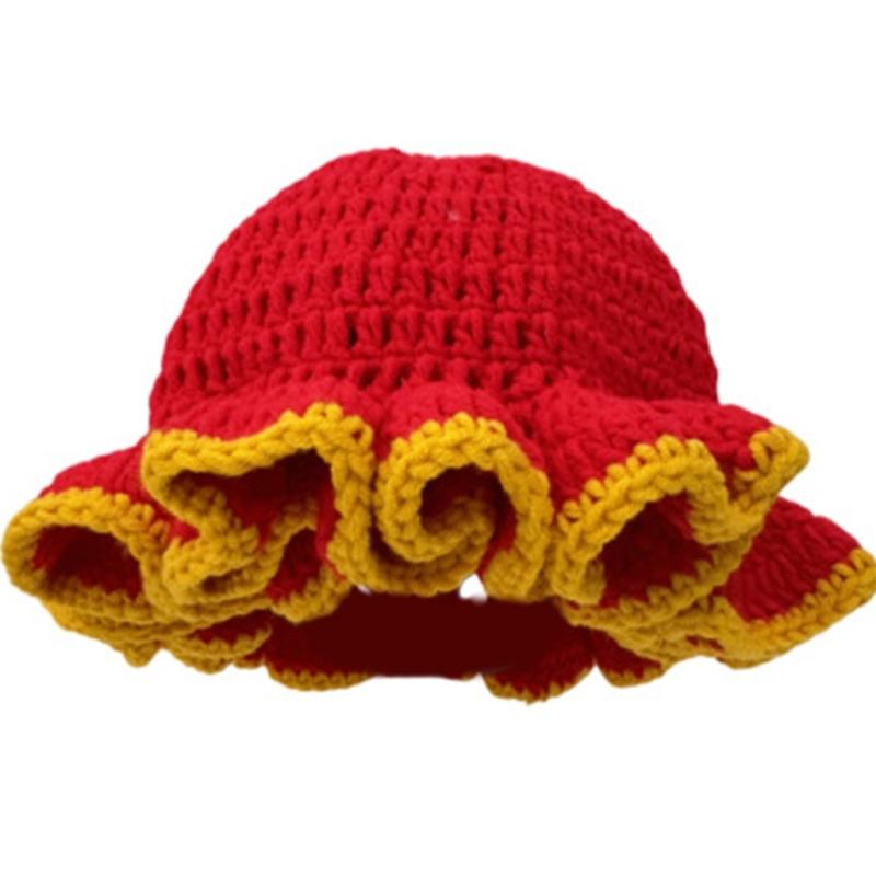 Fashion Streetwear Hat Daily Life Hat Artistic Youth Hat Unisex Crochet Hat for Casual or Travel Wear