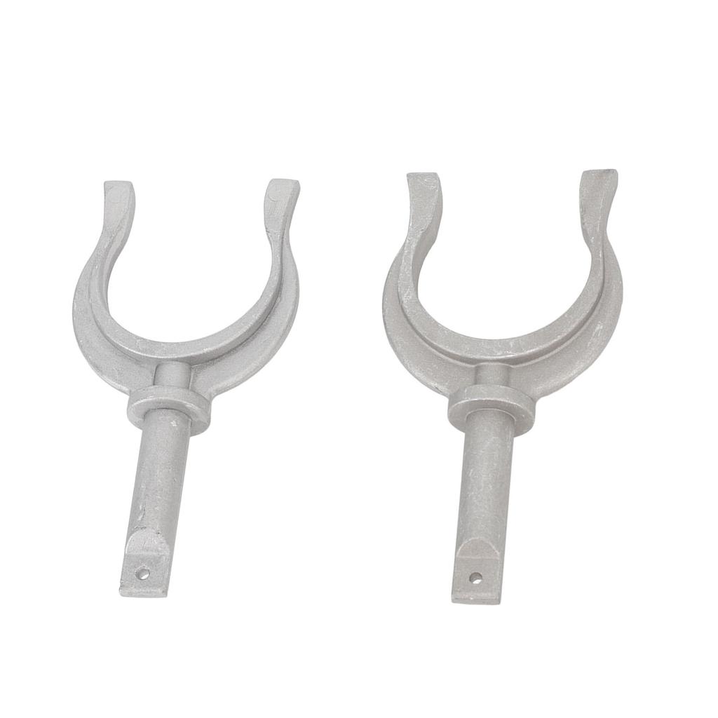 2Pcs Rowlock Socket Bracket 2in Aluminum Portable Durable Side Mount Oarlock Rowlock for Boat Yacht