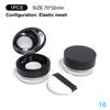 1Pcs Portable Plastic Powder Box Empty Loose Powder Container With Sieve Mirror Cosmetic Sifter Jar Travel Makeup Accessories