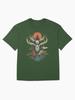 Sons of the Forest Perun and the Sacred Deer: A Mystical Slavic Tribute Oversized Unisex T-Shirt