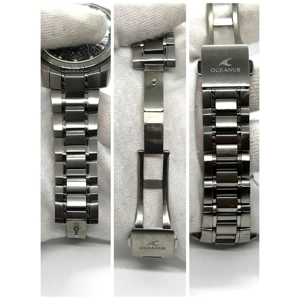 Used Excellent Condition  Casio Oceanus OCW-S1000 Radio-controlled Solar Day-Date Watch