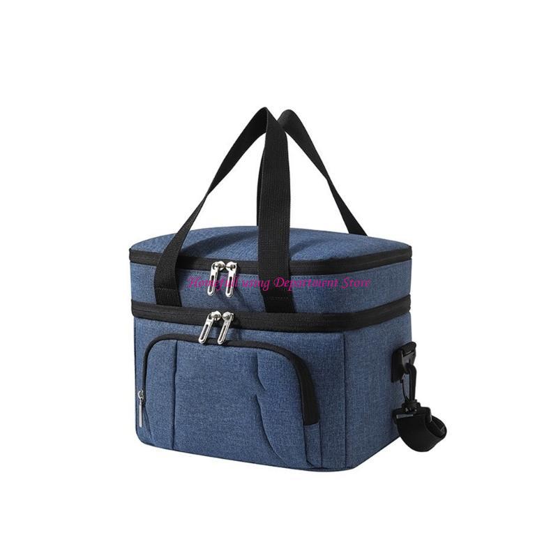  Lunch Bag Sturdy Water Resistant Oxfords Cloth for Work School Trip