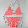 2025 Women's Floral Lace-Up Bikini with Chest Pad