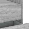 Nightstand Gray Sonoma 45x50x50 cm Particleboard