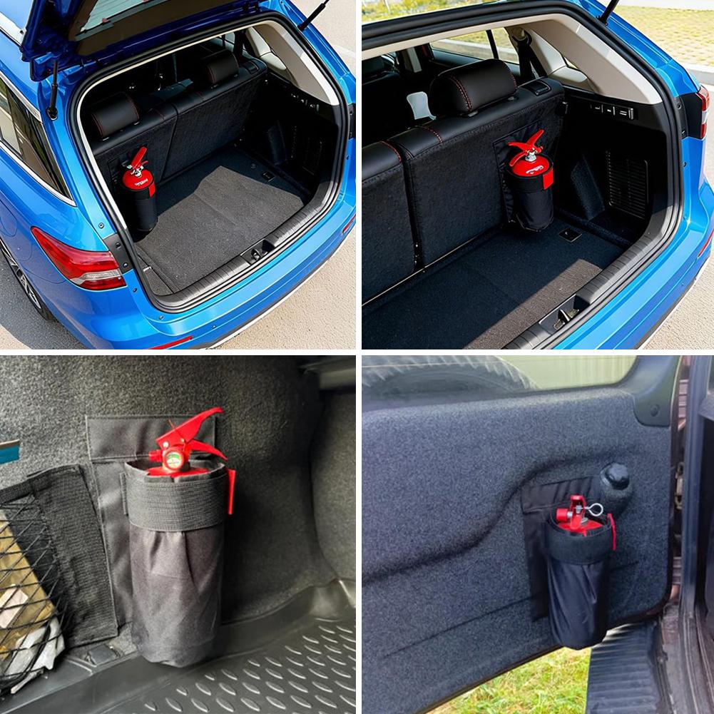 1pc Car Organizer Trunk Storage Bag, Backseat Storage & Trunk Mount Bracket for Car Truck Storage