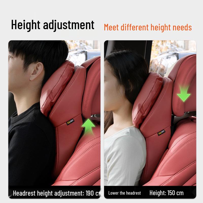 Neck Pillow for Mercedes-Benz, BMW, Li Auto, Tesla Car Headrest & Driver's Seat Backrest