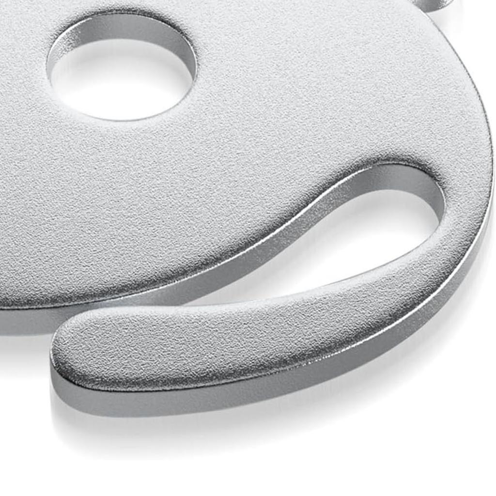 45 RPM Record Adapter Solid Aluminum Alloy High Stability 7 Inch Record 45 Record Spindle Adapter Inserts for Turntable