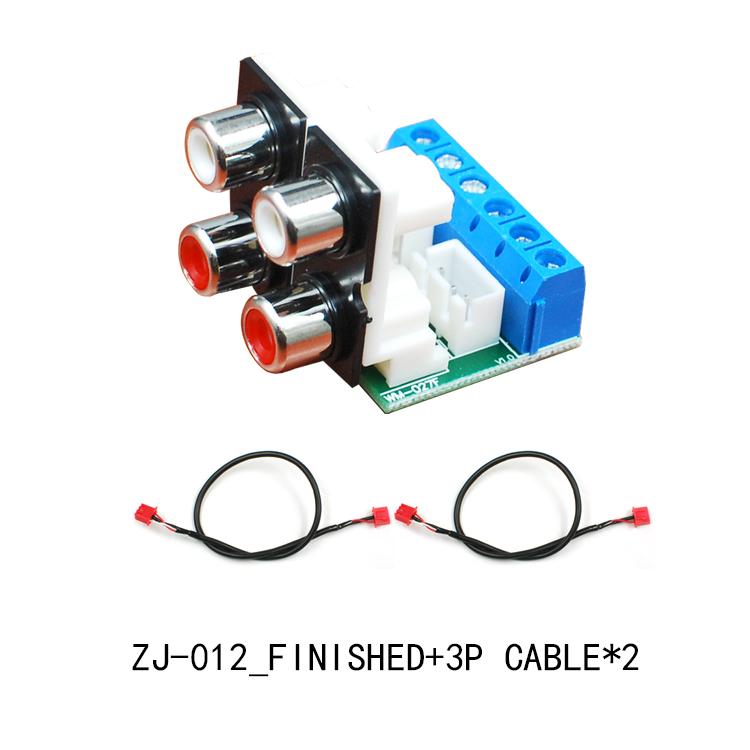 CIRMECH Four Channel RCA To Double 3Pin 2.54 Connector 3Pin 5.08 Connector for Stereo or Surround Audio SystemGood Product