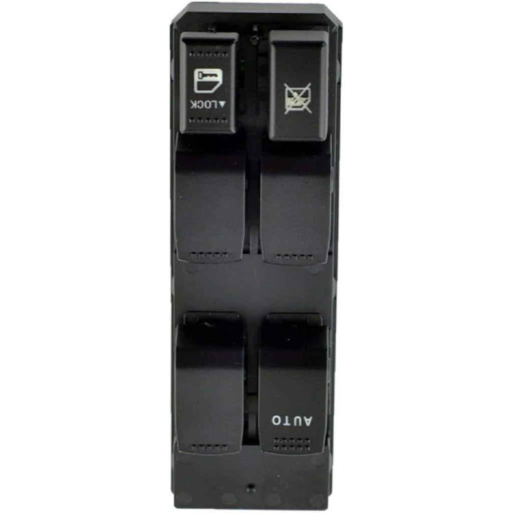 Left Window Switch 37990-64J20, Push Button, Manual, Black
