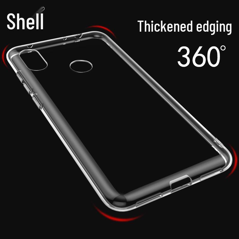 Husă transparentă moale pentru telefon Redmi K30 Pro și Note 9S, 1,5 mm grosime