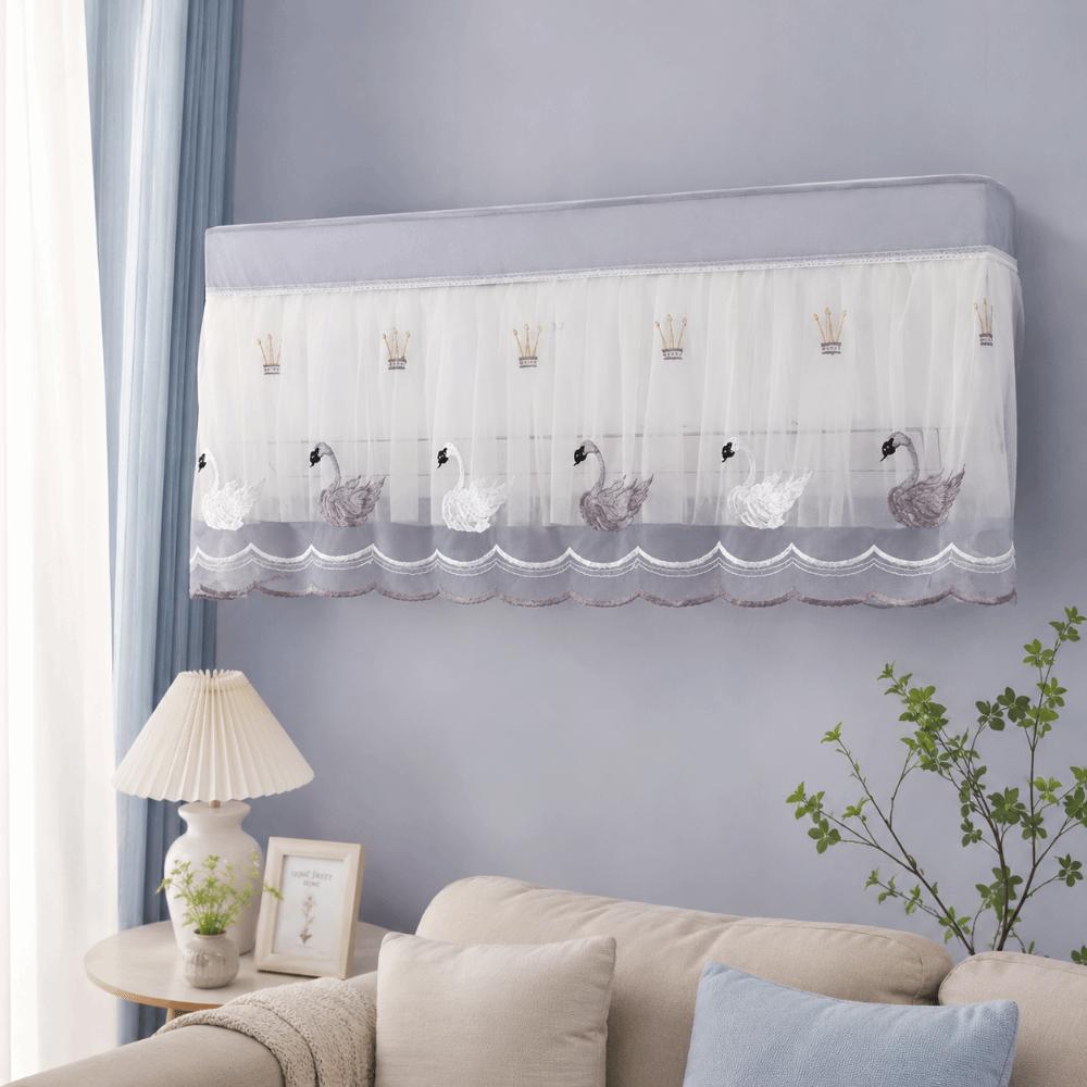 Mesh Transparent Air Conditioner Dust Cover Dust-proof AC Covers Isolation Cover Household