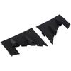 A03E-1Pair 2058858402 Fog Light Frame Cover Bumper Cover Decorative Cover Replacement Parts For Mercedes-Benz W205 2058858502